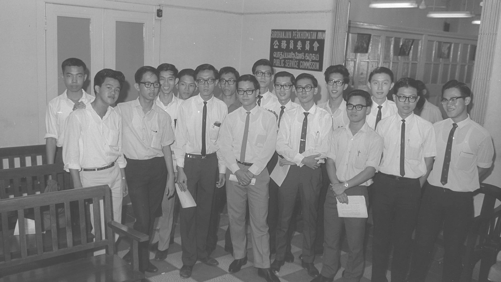 Group Photograph Taken at Public Service Commission